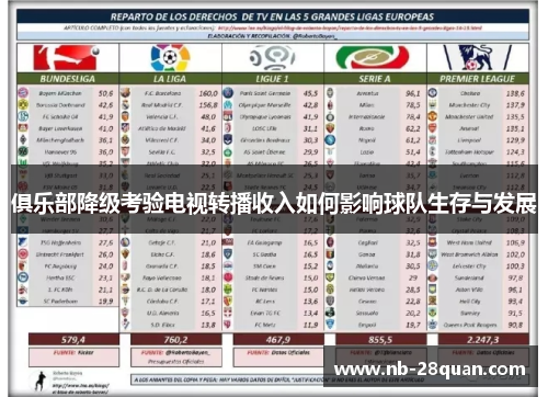 俱乐部降级考验电视转播收入如何影响球队生存与发展 俱乐部降级考验电视转播收入如何影响球队生存与发展