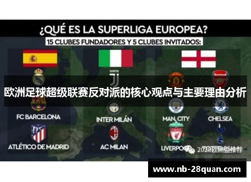 欧洲足球超级联赛反对派的核心观点与主要理由分析 欧洲足球超级联赛反对派的核心观点与主要理由分析