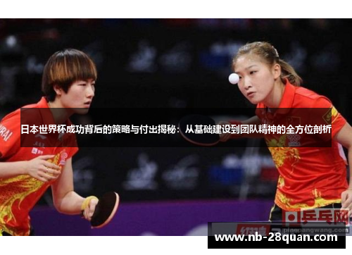 日本世界杯成功背后的策略与付出揭秘：从基础建设到团队精神的全方位剖析
